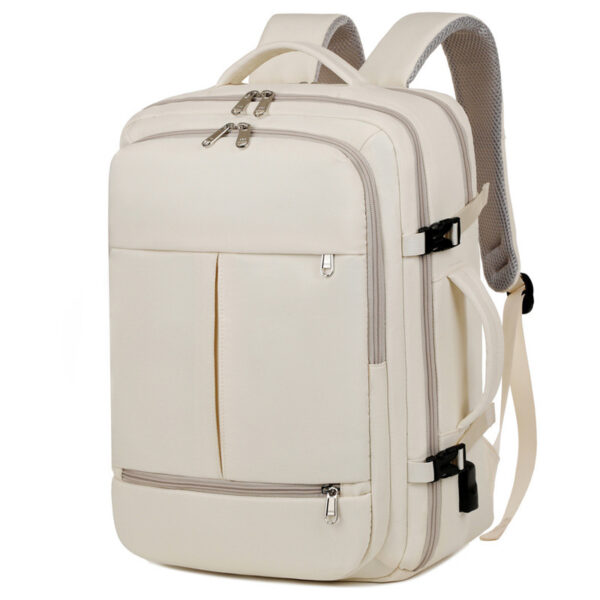 Large Capacity Backpack For Women Men Multiple Pockets And Zippers Versatile Computer Bags Business Travel Backpack - Image 4