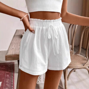 Solid Color Casual Shorts Summer Loose All-matching Pants