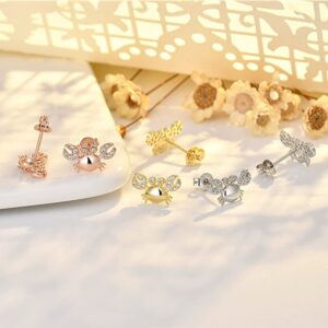 Women's Cute Crab Earrings Simple And Versatile Jewelry Gift