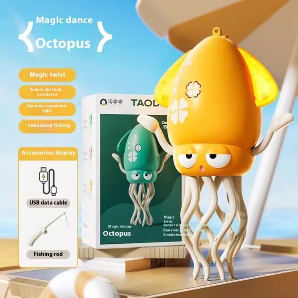 Octopus Automatic Sensing Obstacle Avoidance Puzzle Toy - Image 2