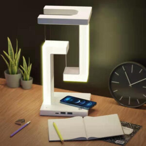 Creative Smartphone Wireless Charging Suspension Table Lamp Balance Lamp Floating For Home Bedroom & Office