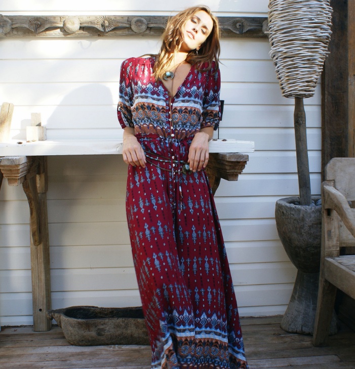 Boho Maxi Dress shopsparkling.com