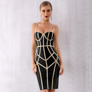 shopsparkling Elegant Bodycon Bandage Dress