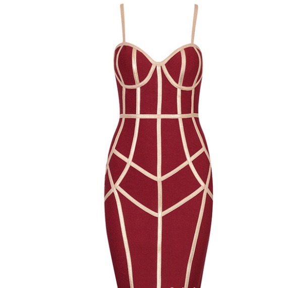 shopsparkling Elegant Bodycon Bandage Dress