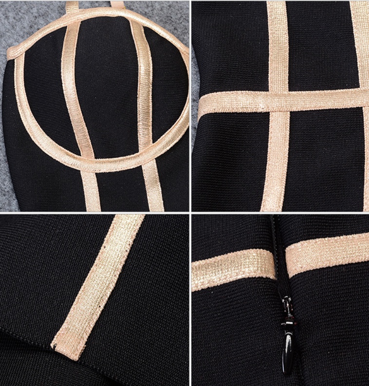 shopsparkling Elegant Bodycon Bandage Dress