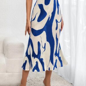 womens-printed-midi-skirt-zebra-aline